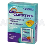 Діосмектит-Здоров'я порошок для оральної суспензії 3 г саше 3.76 г, №10