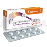 Фибриназа-10 таблетки, покрытые кишечно-растворимой оболочкой 10 мг, №30