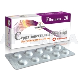 Фибриназа-20 таблетки, покрытые кишечно-растворимой оболочкой 20 мг, №30