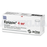 Эридон® таблетки, покрытые пленочной оболочкой 4 мг блистер, №60