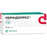 Периндопрес® таблетки 4 мг контурная ячейковая упаковка, №30