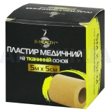 ПЛАСТЫРЬ МЕДИЦИНСКИЙ КАТУШЕЧНЫЙ B-HEALTH™ 5 м х 5 см на тканевой основе, №1