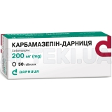 Карбамазепін-Дарниця таблетки 200 мг контурна чарункова упаковка, №50