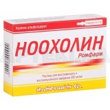 Ноохолин раствор для инъекций 250 мг/мл ампула 4 мл, №3