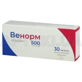 Венорм таблетки, вкриті плівковою оболонкою 500 мг блістер, №30