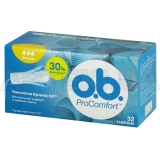 Тампони жіночі гігієнічні серії "O.B." ProComfort Normal, №32