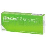 Діємоно® таблетки, вкриті плівковою оболонкою 2 мг блістер, №28