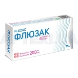 Флюзак таблетки 200 мг блистер, №4