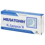 МЕЛАТОНІН К & ЗДОРОВ'Я таблетки 200 мг, №30