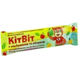 КітВіт з альбуміном та яблуком батончик 40 г, №1