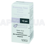 Етопозид-Тева концентрат для розчину для інфузій 20 мг/мл флакон 10 мл, №1