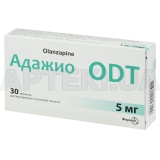 Адажио® ODT таблетки, диспергируемые в ротовой полости 5 мг блистер, №30