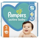 ПІДГУЗНИКИ ДИТЯЧІ PAMPERS ACTIVE BABY midi (6-10 кг), №29