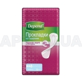 Прокладки для жінок при нетриманні сечі Depend normal plus при середньому нетриманні сечі, №12