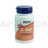 Now Foods вітамін C-500 аскорбат капсули, №30