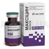 Максіцин® концентрат для приготування інфузійного розчину 400 мг/20 мл флакон 20 мл, №1
