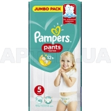 ПІДГУЗНИКИ-ТРУСИКИ ДИТЯЧІ PAMPERS PANTS junior (12-18 кг), №48