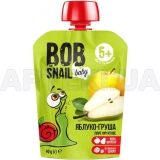 ПЮРЕ ФРУКТОВОЕ BOB SNAIL (УЛИТКА БОБ) для детей 90 г яблоко-груша, №1