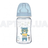 ПЛЯШЕЧКА 35/232_blu, EasyStart, антикол з широким отвором 240 мл PP Bonjour Paris - синя, №1