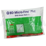 ШПРИЦ ІН'ЄКЦІЙНИЙ ІНСУЛІНОВИЙ ОДНОРАЗОВОГО ЗАСТОСУВАННЯ BD MICRO-FINE™ PLUS U-40 1 мл з голкою 0,33 мм (29 G) х 12,7 мм, №10