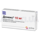 Донекс® таблетки, диспергируемые в ротовой полости 10 мг блистер, №30