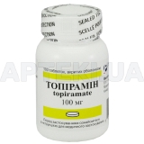 Топірамін таблетки, вкриті оболонкою 100 мг флакон, №100