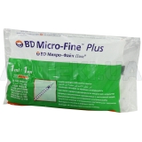 ШПРИЦ ІН'ЄКЦІЙНИЙ ІНСУЛІНОВИЙ ОДНОРАЗОВОГО ЗАСТОСУВАННЯ BD MICRO-FINE™ PLUS U-100 1 мл з голкою 0,3 мм (30 G) х 8 мм, №10