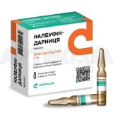 Налбуфін-Дарниця розчин для ін'єкцій 10 мг/мл ампули у контурній чарунковій упаковці 1 мл, №5