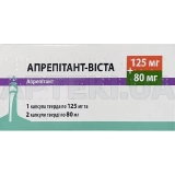 Апрепитант-Виста капсулы твердые комби-упаковка 125 мг №1 +80 мг №2, №1