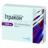 Ітракон® капсули 100 мг блістер, №6
