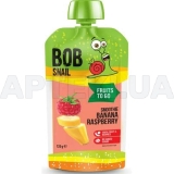 ПЮРЕ ФРУКТОВОЕ BOB SNAIL (УЛИТКА БОБ) СМУЗИ 120 г банан-малина, №1