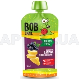ПЮРЕ ФРУКТОВОЕ BOB SNAIL (УЛИТКА БОБ) СМУЗИ 120 г банан черная смородина, №1