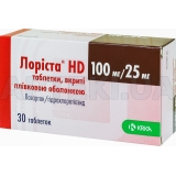 Лоріста® HD таблетки, вкриті плівковою оболонкою 100 мг + 25 мг, №30